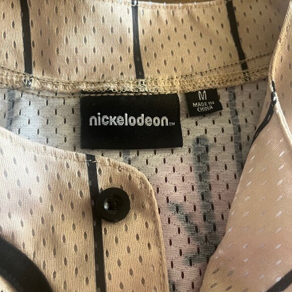 Nickelodeon Spongebob Patrick‎ Star Baseball Jersey Adult Medium button up - Picture 4 of 8